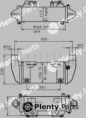 Mahle CLC142000P — Oil Cooler, retarder BEHR *** PREMIUM LINE ***
