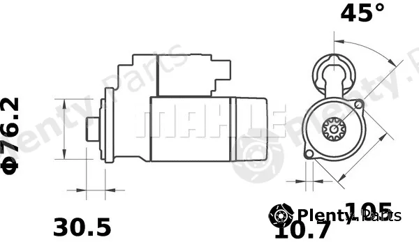 Mahle MS252 — Starter