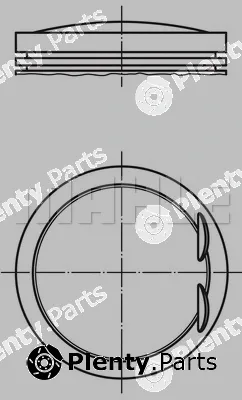 Mahle 028PI00128000 — Piston