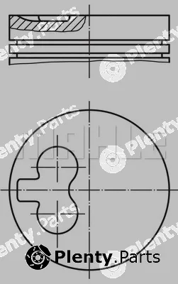 Mahle 0317800 — Piston