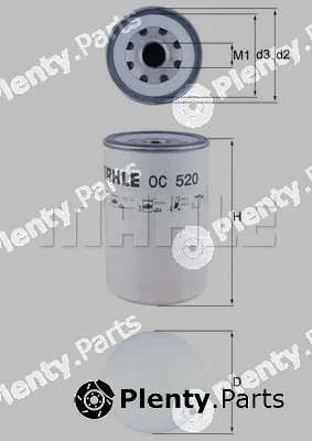 Mahle OC520 — Oil Filter