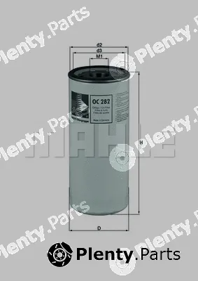 Mahle OC282 — Oil Filter