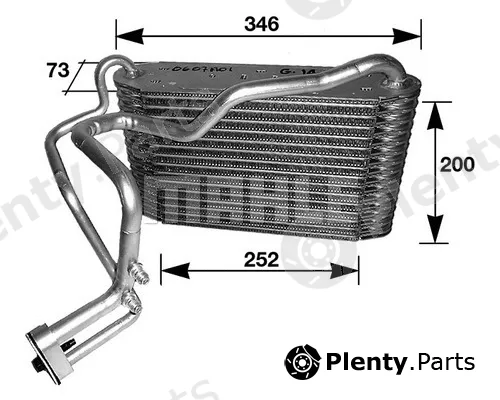 Mahle AE33000S — Evaporator, air conditioning BEHR