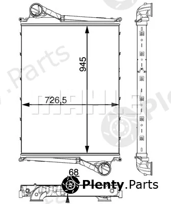 Mahle CI215000P — Charge Air Cooler BEHR *** PREMIUM LINE ***