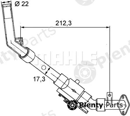Mahle CV4000P — Coolant Control Valve BEHR *** PREMIUM LINE ***