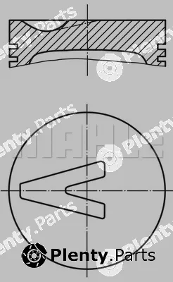 Mahle 0826200 — Piston
