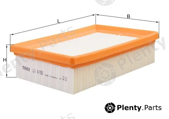 Mahle LX4155 — Air Filter