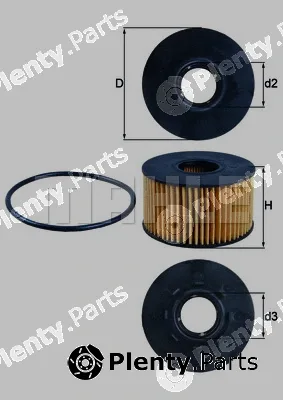 Mahle OX191D — Oil Filter