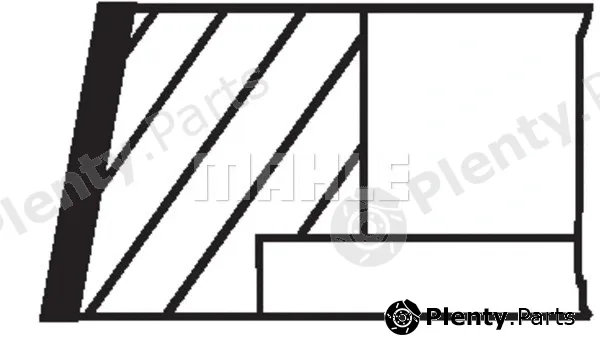 Mahle 771RS401570N0 — Piston Ring Kit