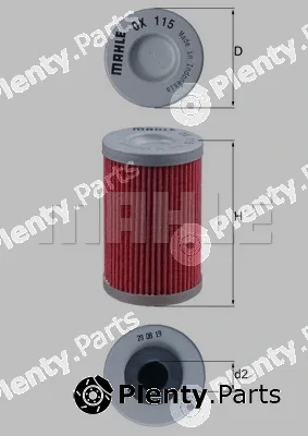 Mahle OX115 — Oil Filter
