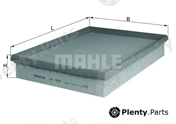 Mahle LX443 — Air Filter