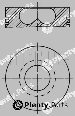 Mahle 0079400 — Piston