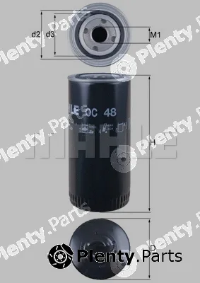 Mahle OC48 — Oil Filter