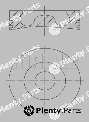 Mahle 099PI00127000 — Piston