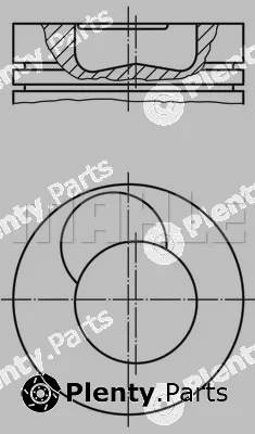 Mahle 227PI00101020 — Piston