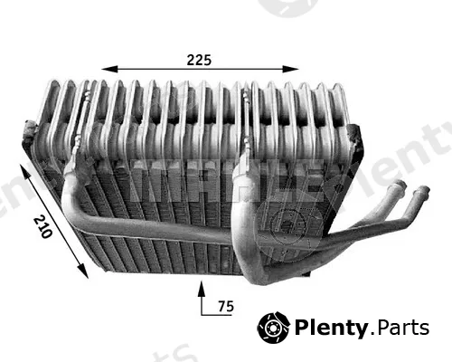 Mahle AE44000S — Evaporator, air conditioning BEHR
