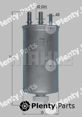 Mahle KL781 — Fuel Filter