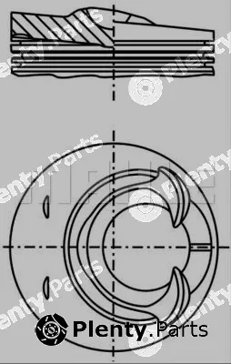 Mahle 0282400 — Piston