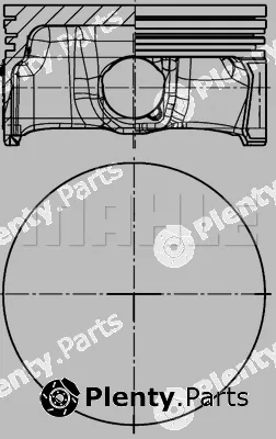 Mahle E01421100.50 — Piston