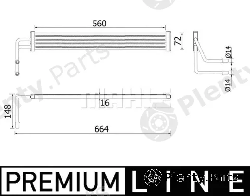Mahle CLC97000P — Oil Cooler, steering BEHR *** PREMIUM LINE ***