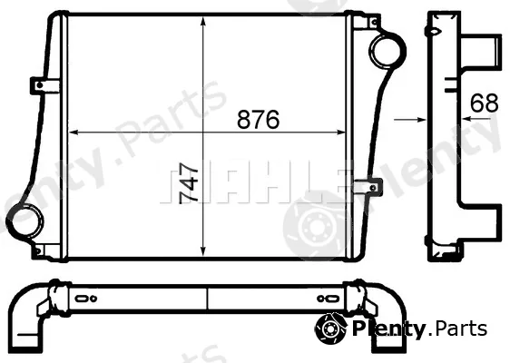 Mahle CI399000P — Charge Air Cooler BEHR *** PREMIUM LINE ***