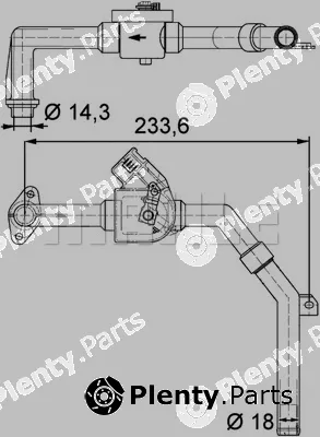 Mahle CV9000P — Coolant Control Valve BEHR *** PREMIUM LINE ***
