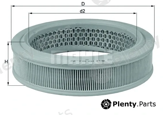 Mahle LX157 — Air Filter