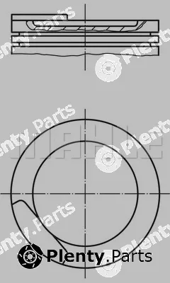 Mahle 0110800 — Piston