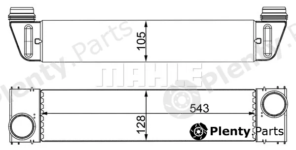 Mahle CI193000S — Charge Air Cooler BEHR