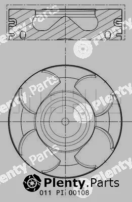 Mahle 011PI00108000 — Piston