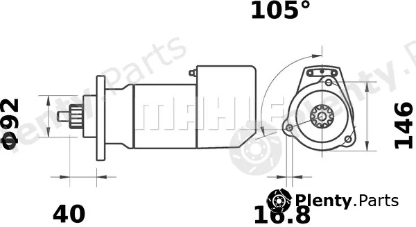 Mahle MS460 — Starter