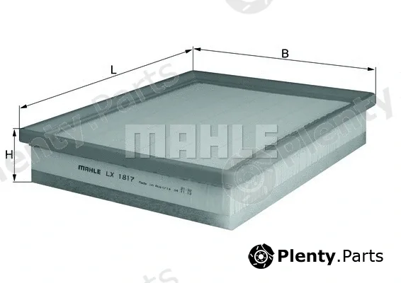 Mahle LX1817 — Air Filter
