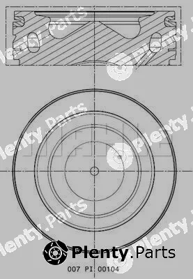 Mahle 007PI00104000 — Piston