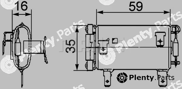 Mahle ABR14000P — Resistor, interior blower BEHR *** PREMIUM LINE ***