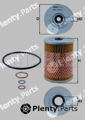 Mahle OX32D — Oil Filter