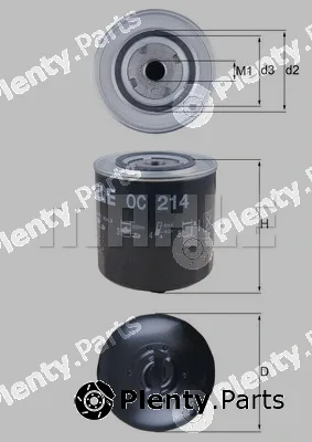 Mahle OC214 — Oil Filter