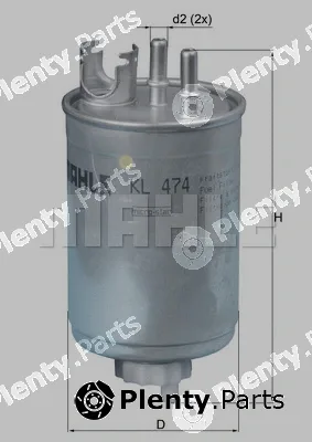 Mahle KL474 — Fuel Filter