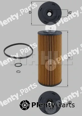 Mahle OX680D — Oil Filter