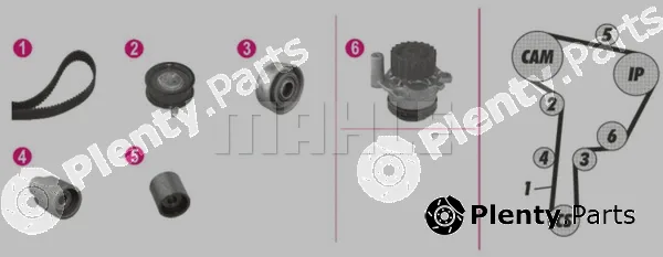 Mahle CPK60000P — Water Pump & Timing Belt Kit BEHR *** PREMIUM LINE ***