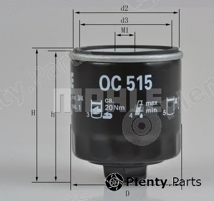 Mahle OC515 — Oil Filter