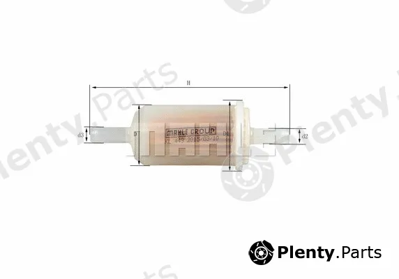 Mahle KL449 — Fuel Filter