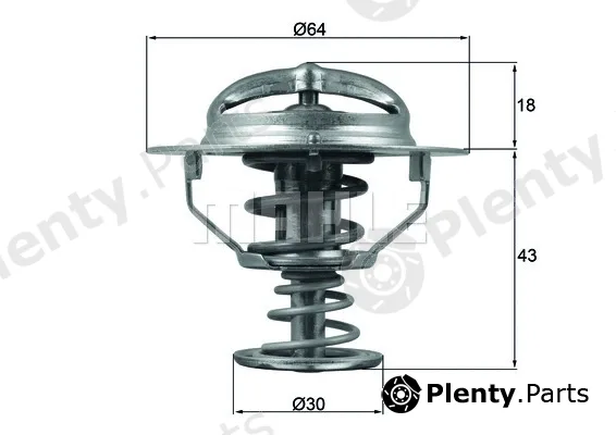 Mahle TX11482D — Thermostat, coolant BEHR