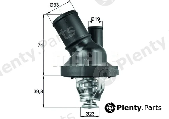 Mahle TI20082 — Thermostat, coolant BEHR