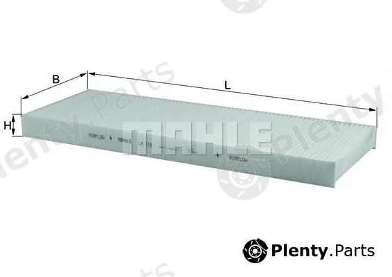 Mahle LA118 — Filter, cabin air