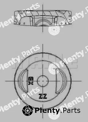Mahle 765PI40006000 — Piston