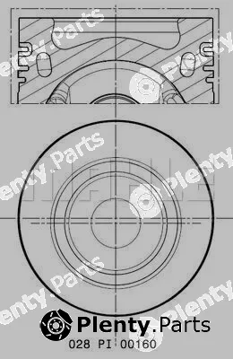 Mahle 028PI00160000 — Piston