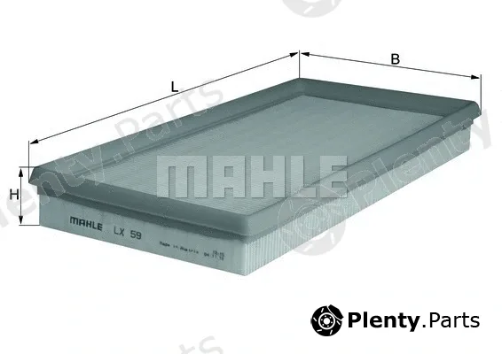 Mahle LX59 — Air Filter