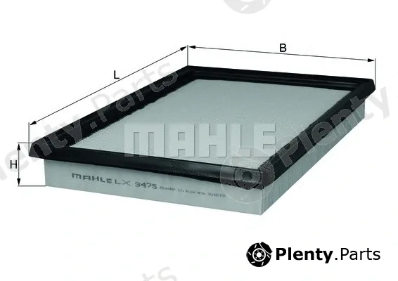 Mahle LX3475 — Air Filter
