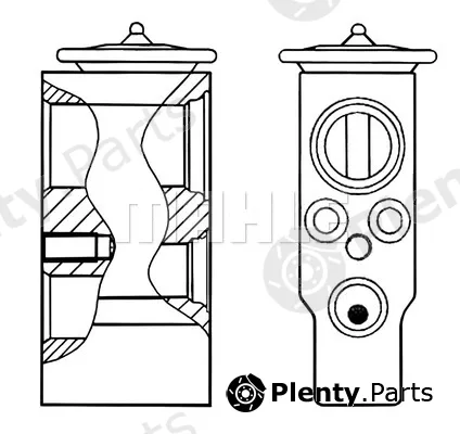 Mahle AVE25000S — Expansion Valve, air conditioning BEHR