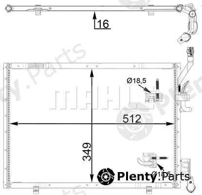 Mahle AC31000P — Condenser, air conditioning BEHR *** PREMIUM LINE ***